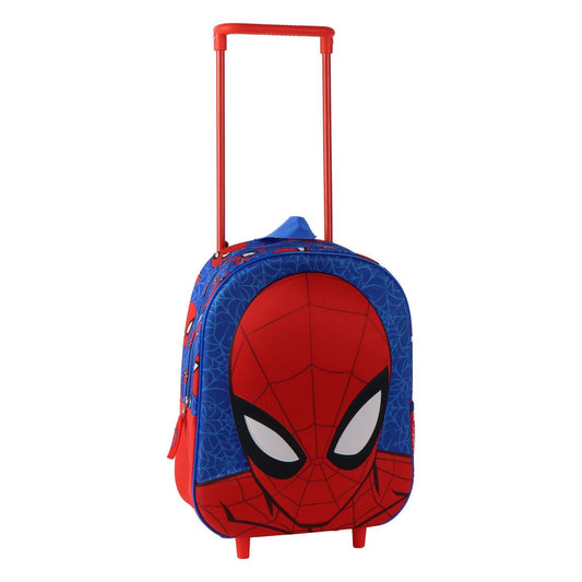 ÇANTË SHKOLLE ME RROTA (TROLLEY) PËR FËMIJË SPIDERMAN 3D